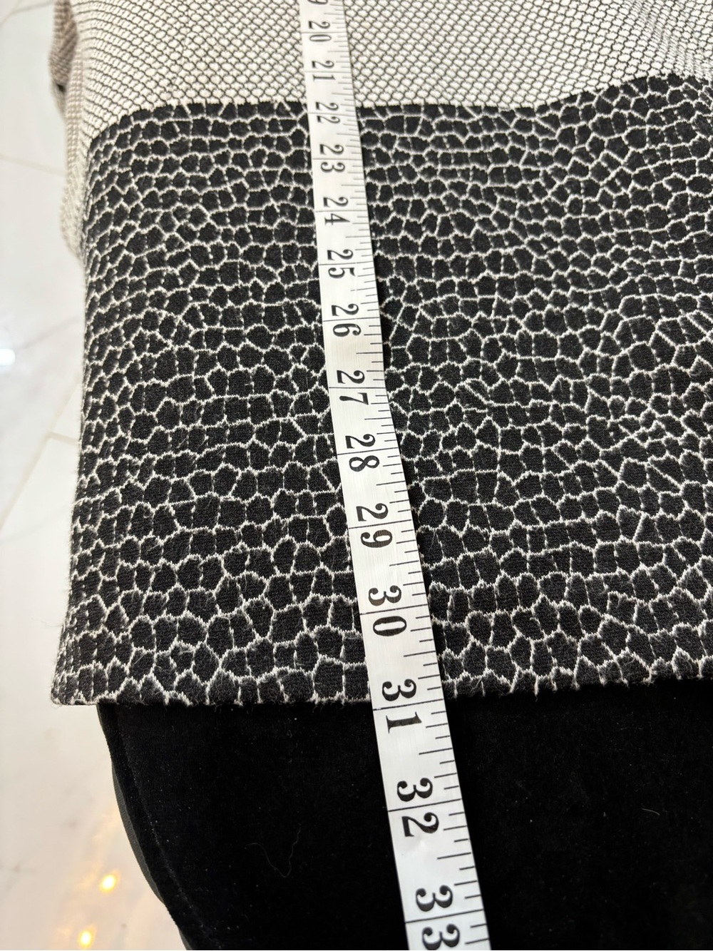 Joseph Ribkoff Black and White Patterned Jacket R1 - Picture 15 of 15